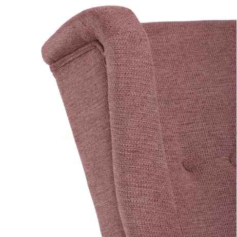Křeslo ušák, růžová látka, AK-388 PINK2