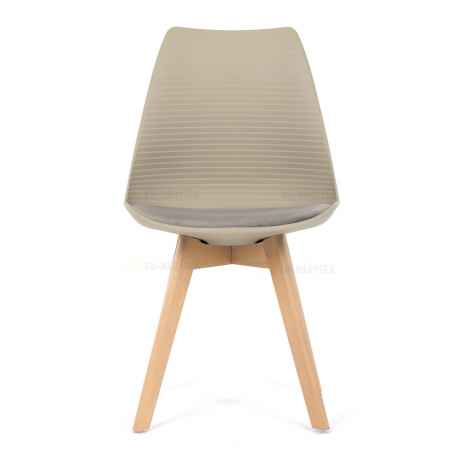 Židle jídelní, cappuccino plast, CT-X7055 CAP
