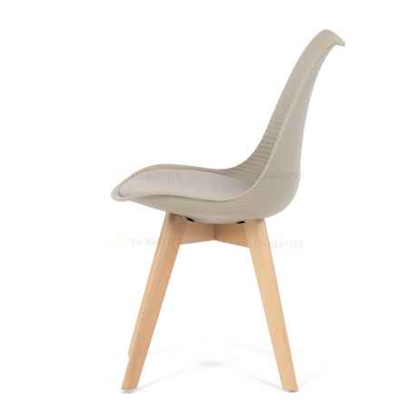 Židle jídelní, cappuccino plast, CT-X7055 CAP