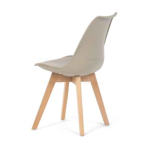 Židle jídelní, cappuccino plast, CT-X7055 CAP