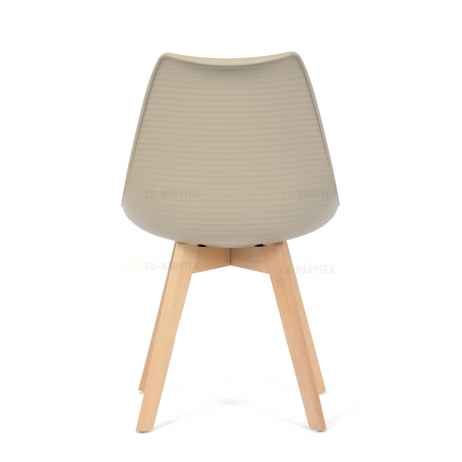 Židle jídelní, cappuccino plast, CT-X7055 CAP