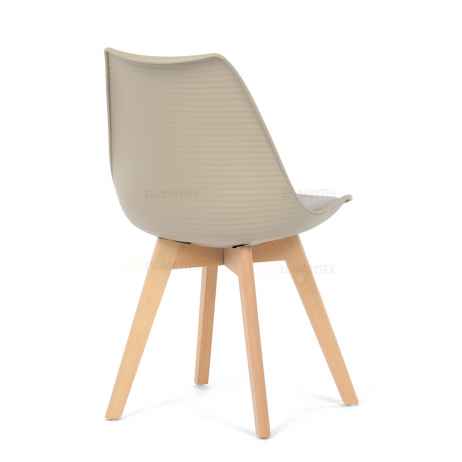 Židle jídelní, cappuccino plast, CT-X7055 CAP
