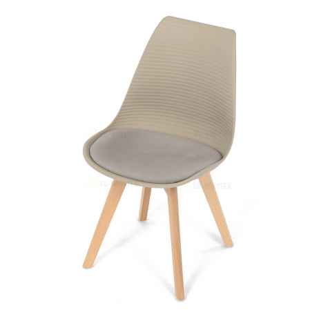 Židle jídelní, cappuccino plast, CT-X7055 CAP