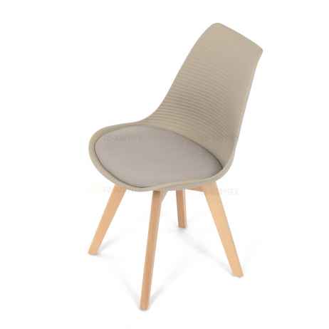 Židle jídelní, cappuccino plast, CT-X7055 CAP
