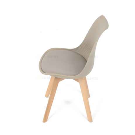Židle jídelní, cappuccino plast, CT-X7055 CAP