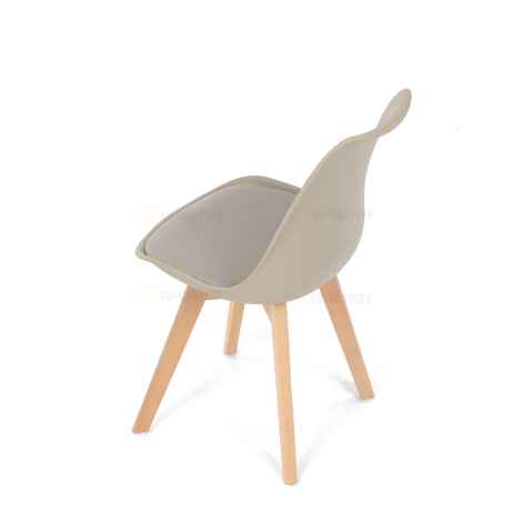 Židle jídelní, cappuccino plast, CT-X7055 CAP