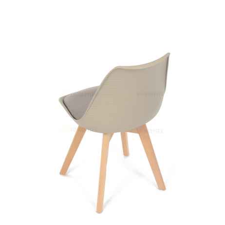 Židle jídelní, cappuccino plast, CT-X7055 CAP