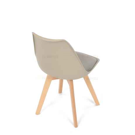 Židle jídelní, cappuccino plast, CT-X7055 CAP