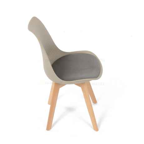 Židle jídelní, cappuccino plast, CT-X7055 CAP