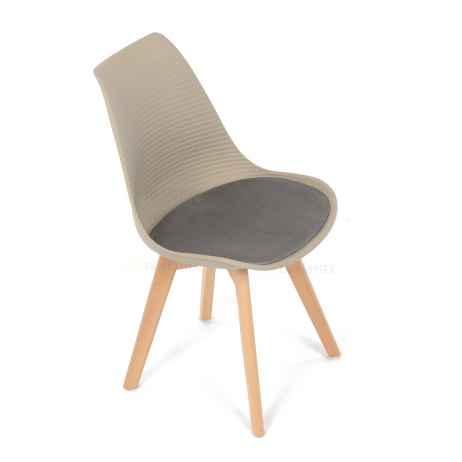Židle jídelní, cappuccino plast, CT-X7055 CAP