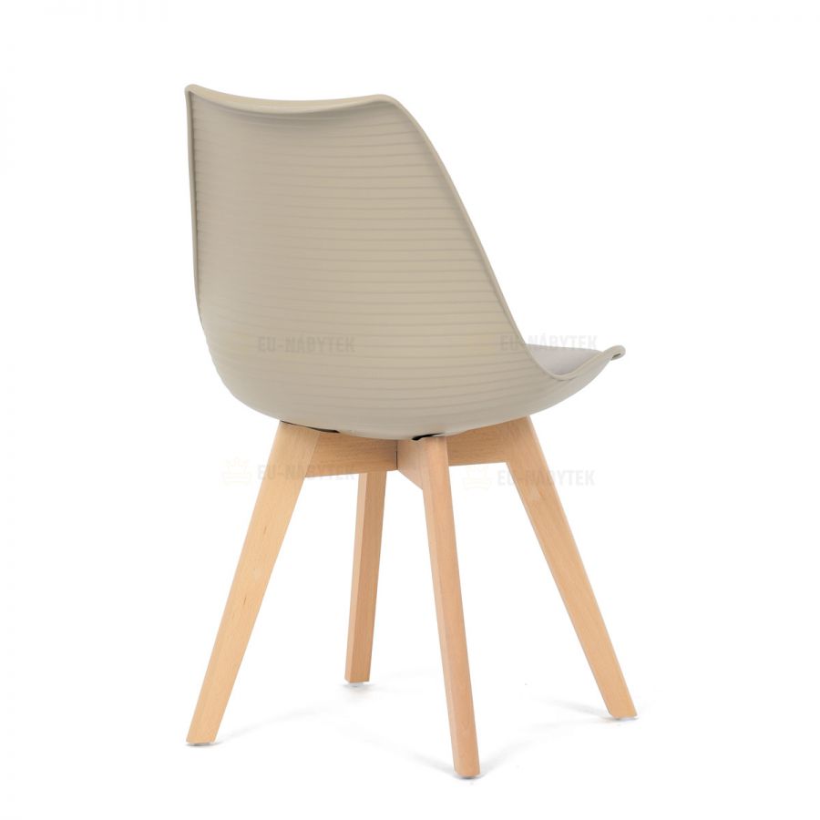 Židle jídelní, cappuccino plast, CT-X7055 CAP