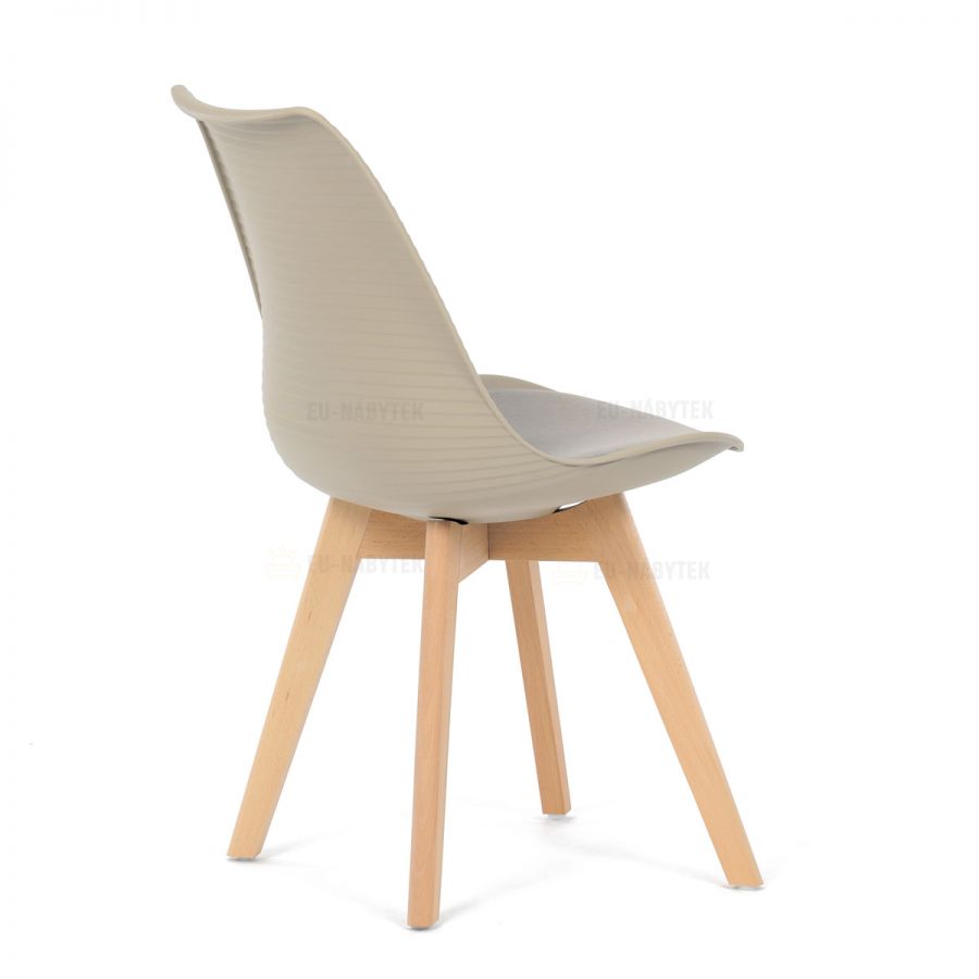 Židle jídelní, cappuccino plast, CT-X7055 CAP