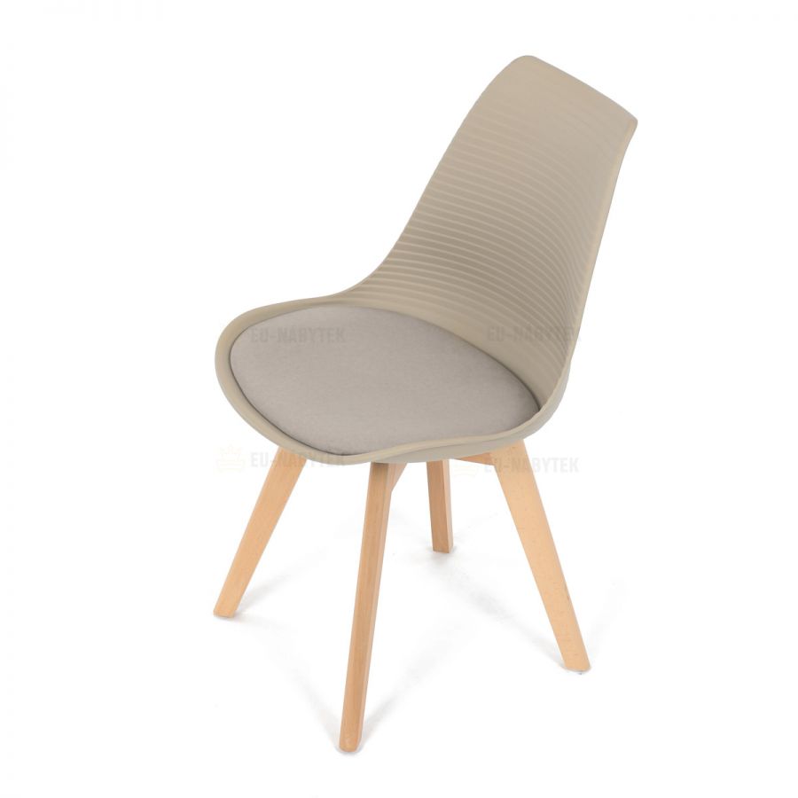 Židle jídelní, cappuccino plast, CT-X7055 CAP