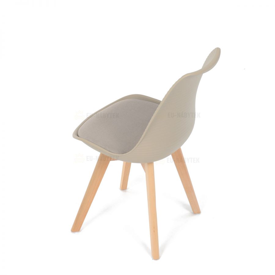 Židle jídelní, cappuccino plast, CT-X7055 CAP