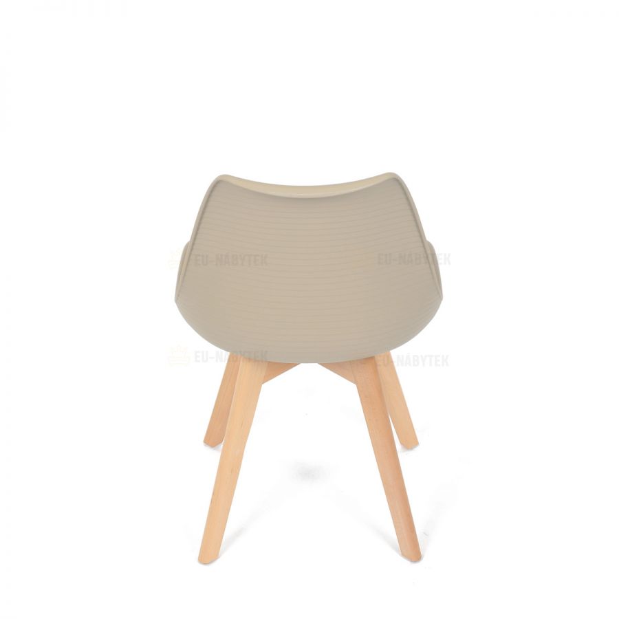 Židle jídelní, cappuccino plast, CT-X7055 CAP