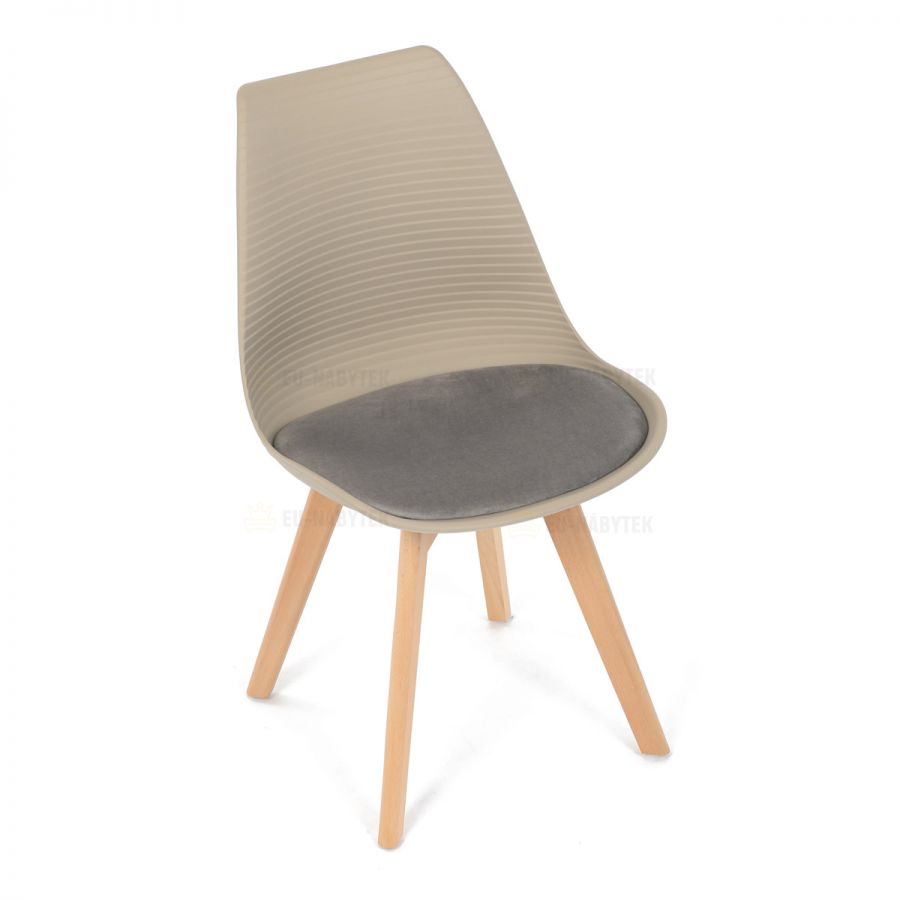 Židle jídelní, cappuccino plast, CT-X7055 CAP