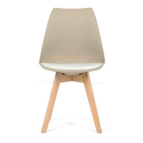 Židle jídelní, cappuccino plast, CT-X7055 CAP