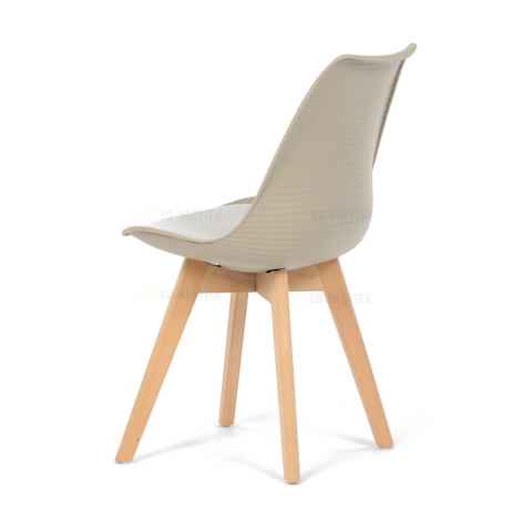 Židle jídelní, cappuccino plast, CT-X7055 CAP
