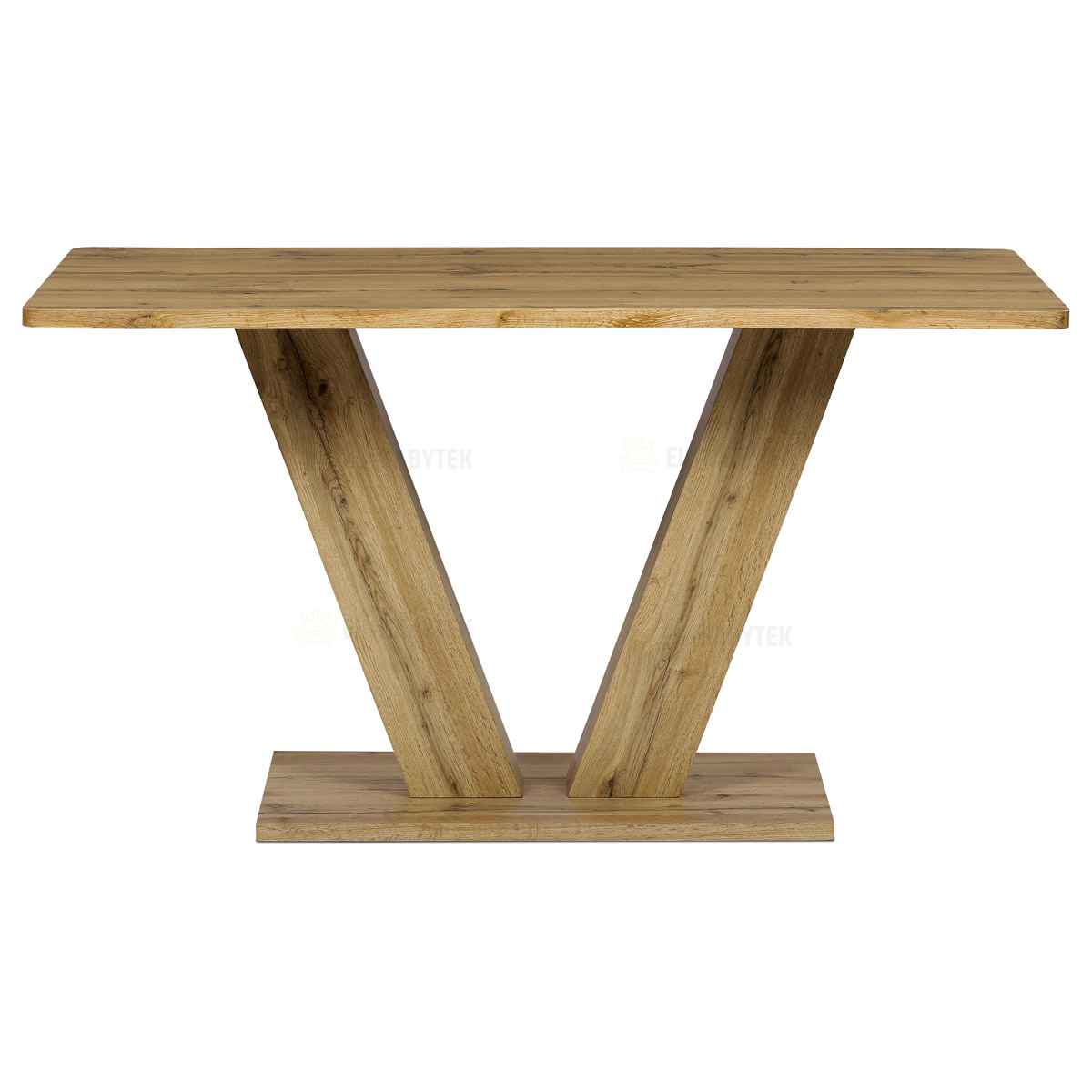 Jídelní stůl, 140x80x76 cm, MDF deska, 3D dekor divoký dub
