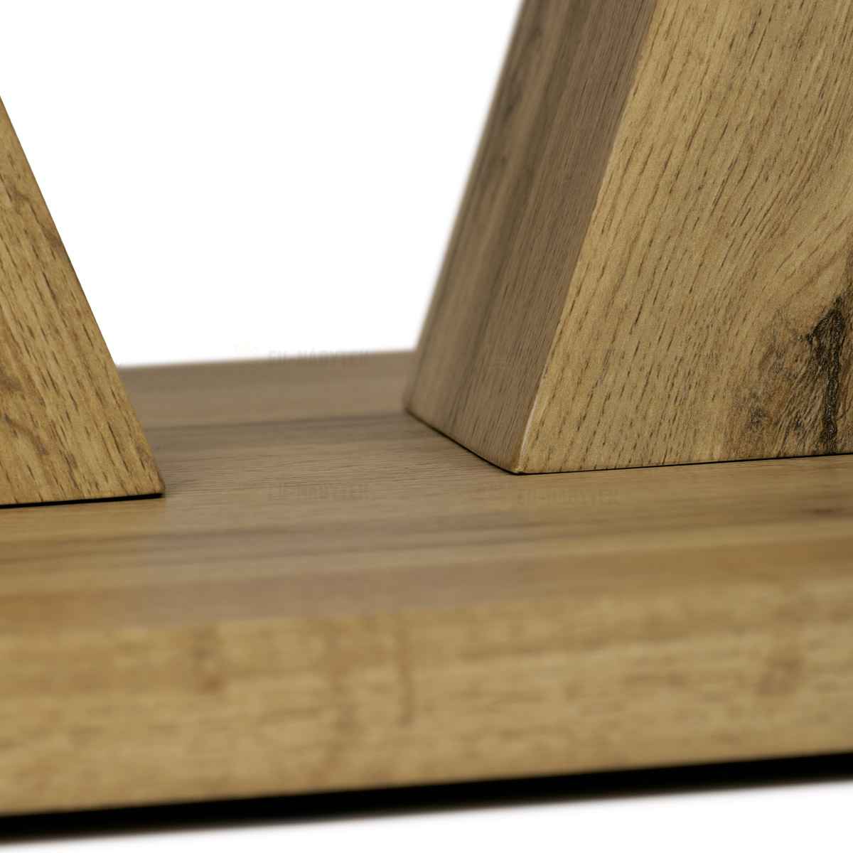 Jídelní stůl, 140x80x76 cm, MDF deska, 3D dekor divoký dub