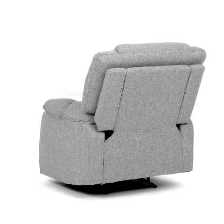 Relaxační křeslo, šedá látka, TV-4088 SIL2