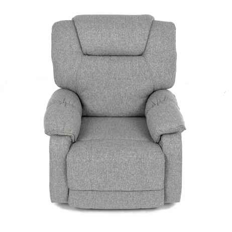 Relaxační křeslo, šedá látka, TV-4088 SIL2