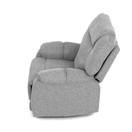 Relaxační křeslo, šedá látka, TV-4088 SIL2