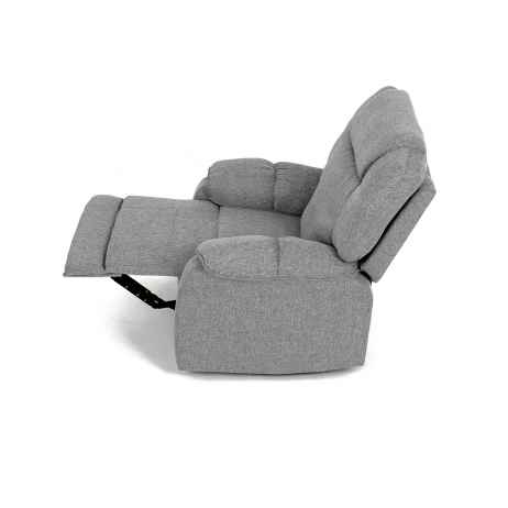 Relaxační křeslo, šedá látka, TV-4088 SIL2