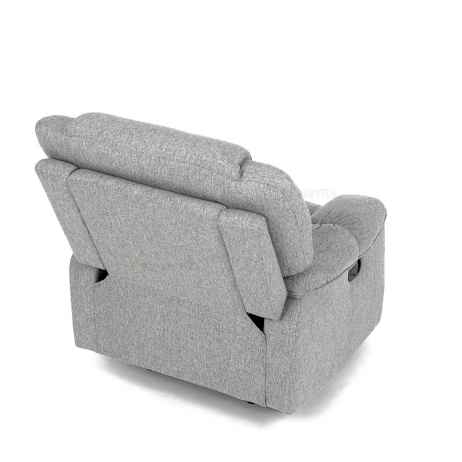 Relaxační křeslo, šedá látka, TV-4088 SIL2