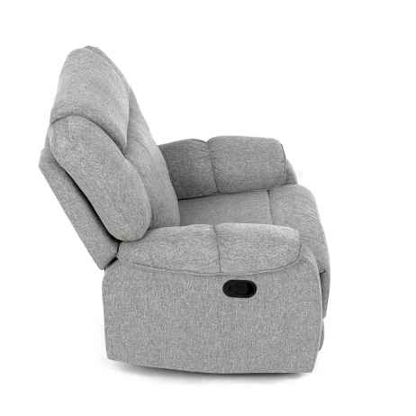 Relaxační křeslo, šedá látka, TV-4088 SIL2