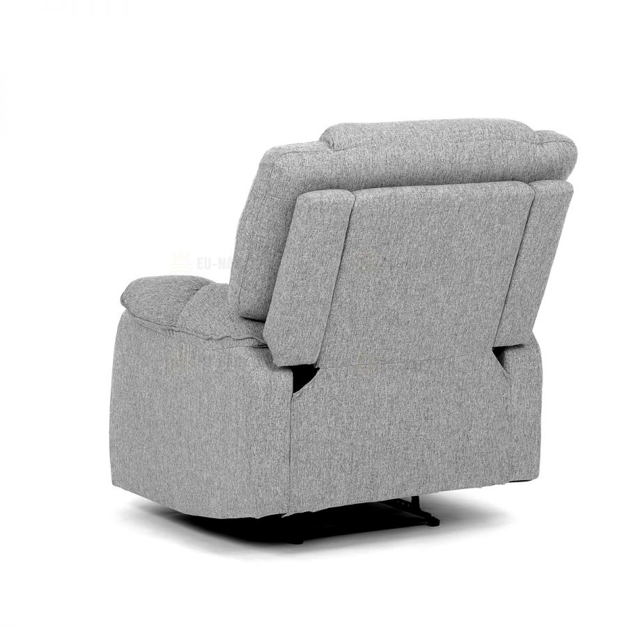 Relaxační křeslo, šedá látka, TV-4088 SIL2