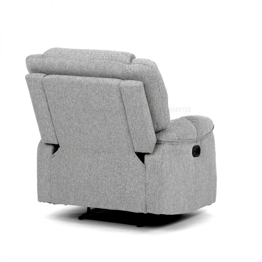 Relaxační křeslo, šedá látka, TV-4088 SIL2