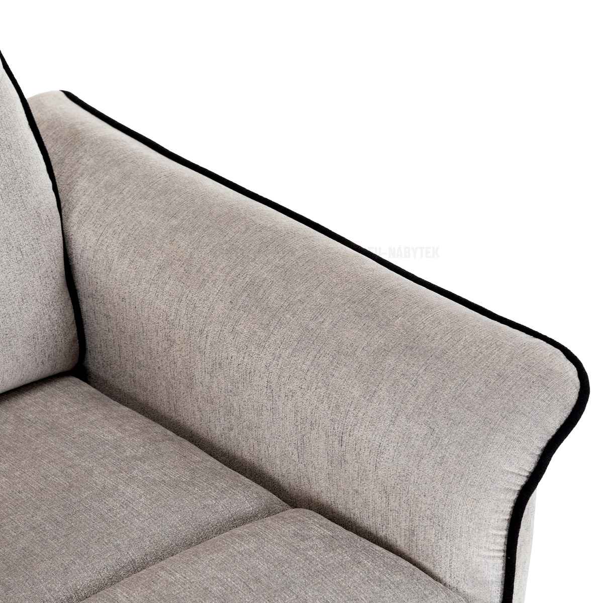 TV křeslo, lanýžová látka, manuální polohování