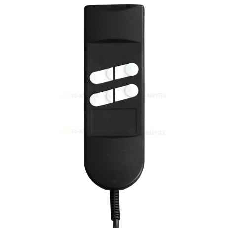 Relaxační křeslo s elektrickým ovládáním, pomoc při vstávání, potah lanýžová látka, 2 motory