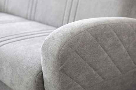 Rozkládací sedací souprava CALIBRA 3+1+1 šedá