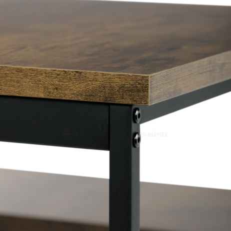 Jídelní set 1+2, rozměr stolu 110x60x75, rozměr lavice 98x30x47, MDF, barva staré dřevo