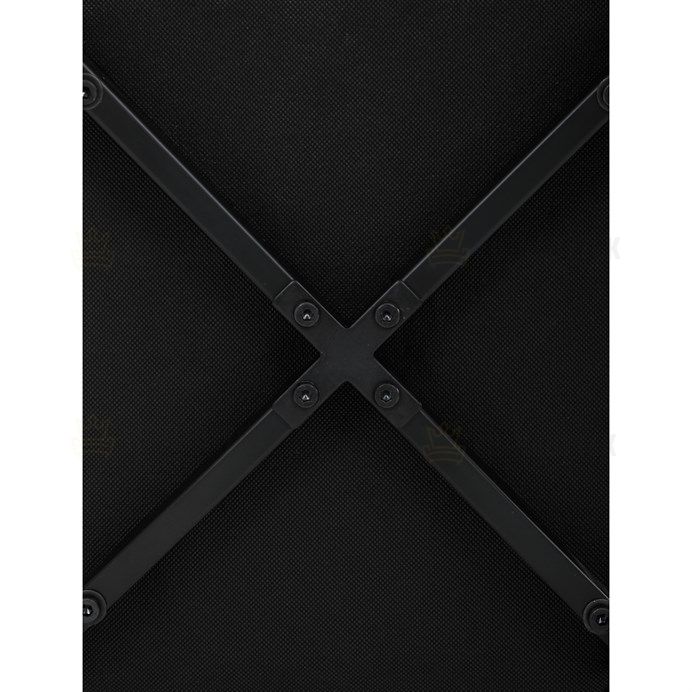 Židle jídelní, modrá sametová látka, nohy černý kov