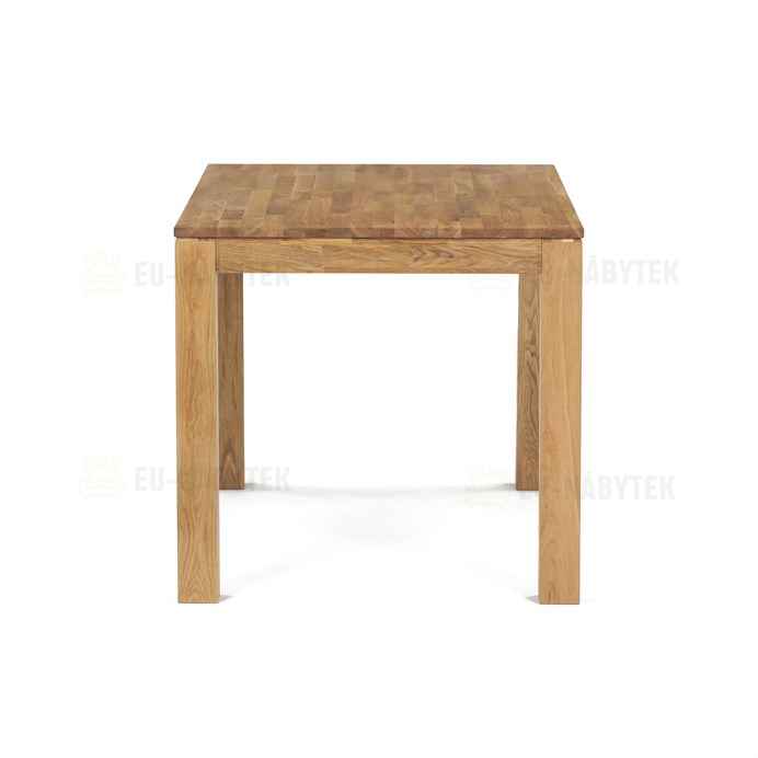Jídelní stůl 120x80x75 cm, masiv dub bílý, povrchová úprava olejem, nohy 8x8 cm
