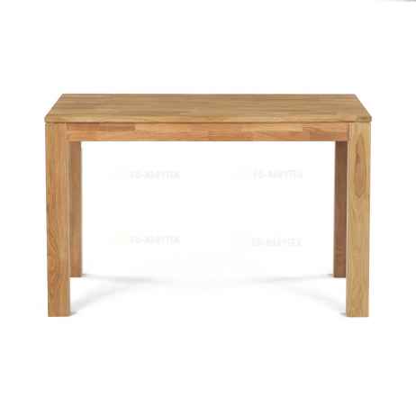 Jídelní stůl 120x80x75 cm, masiv dub bílý, povrchová úprava olejem, nohy 8x8 cm