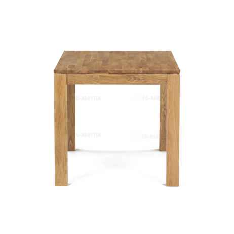 Jídelní stůl 120x80x75 cm, masiv dub bílý, povrchová úprava olejem, nohy 8x8 cm