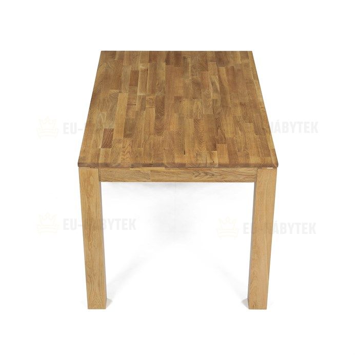 Jídelní stůl 120x80x75 cm, masiv dub bílý, povrchová úprava olejem, nohy 8x8 cm