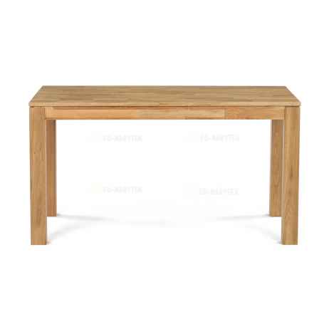 Jídelní stůl 140x80x75, masiv dub bílý, povrchová úprava olejem, nohy 8x8 cm