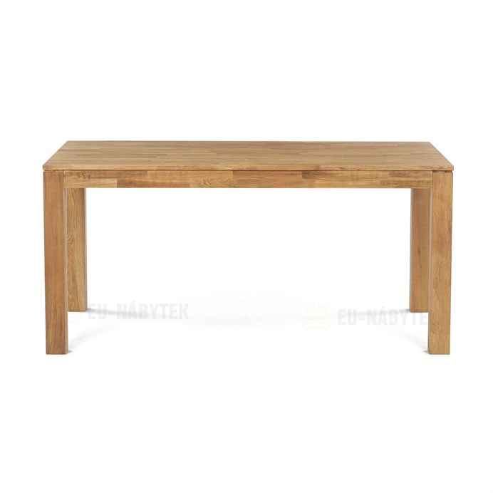 Jídelní stůl 160x90x75, masiv dub bílý, povrchová úprava olejem, nohy 8x8 cm