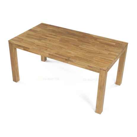 Jídelní stůl 160x90x75, masiv dub bílý, povrchová úprava olejem, nohy 8x8 cm