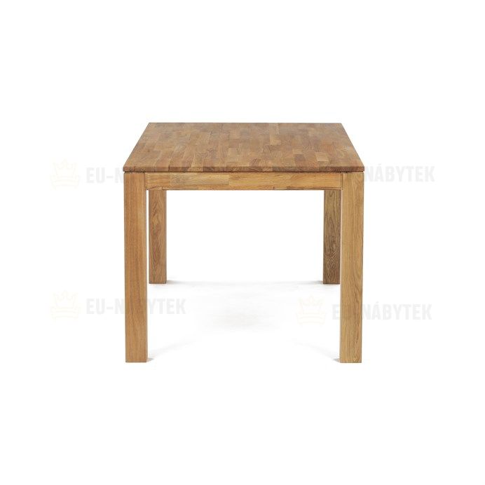 Jídelní stůl 160x90x75, masiv dub bílý, povrchová úprava olejem, nohy 8x8 cm