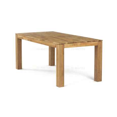 Jídelní stůl 180x90x75, masiv dub bílý, povrchová úprava olejem, nohy 10x10 cm
