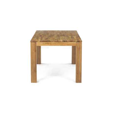 Jídelní stůl 180x90x75, masiv dub bílý, povrchová úprava olejem, nohy 10x10 cm