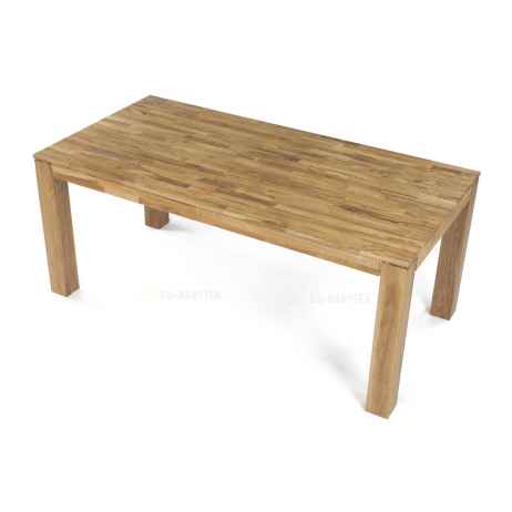 Jídelní stůl 180x90x75, masiv dub bílý, povrchová úprava olejem, nohy 10x10 cm