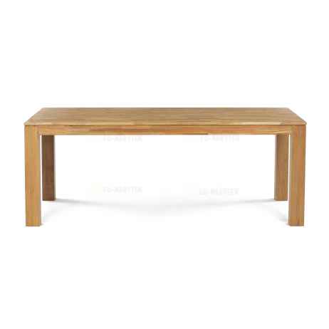 Jídelní stůl 200x100x75, masiv dub bílý, povrchová úprava olejem, nohy 10x10 cm