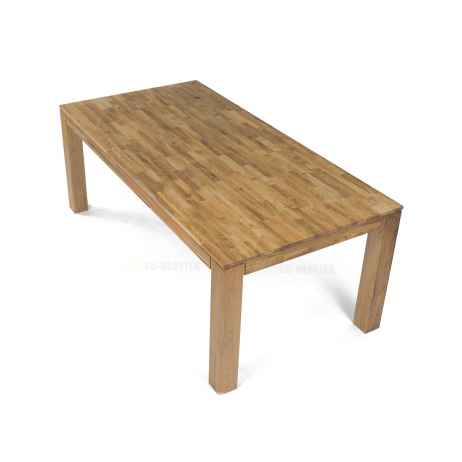 Jídelní stůl 200x100x75, masiv dub bílý, povrchová úprava olejem, nohy 10x10 cm